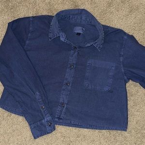 Cropped Button down